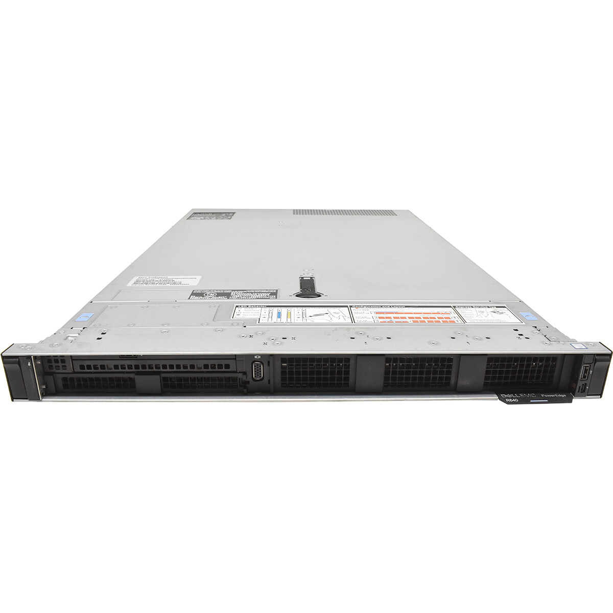 Chasis Dell PowerEdge R640 + placa base sin CPU RAM sin controlador de plano posterior PSU