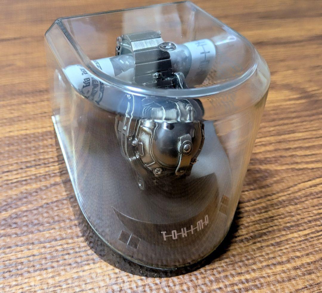 Bandai Tokima Steam Head watch wristwatch Silver Color Retro