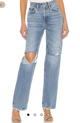 Re/done 90s Comfy Jean Sunfaded Destroy size 29 NWT $295.00 MSRP