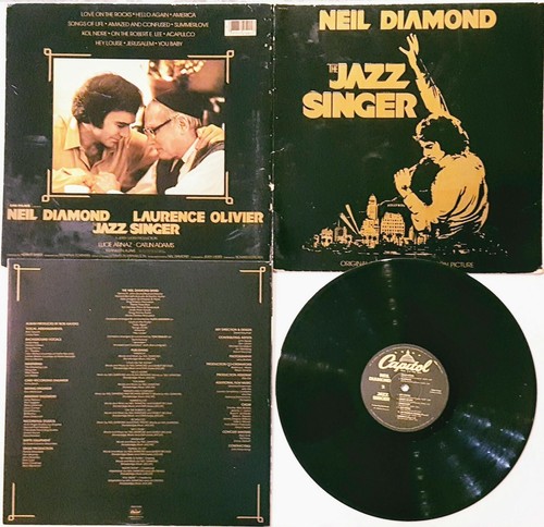 The Jazz Singer by Neil Diamond (Capitol LP 1980 12" 33 rpm) Soundtrack, Rock - Imagen 8 de 8