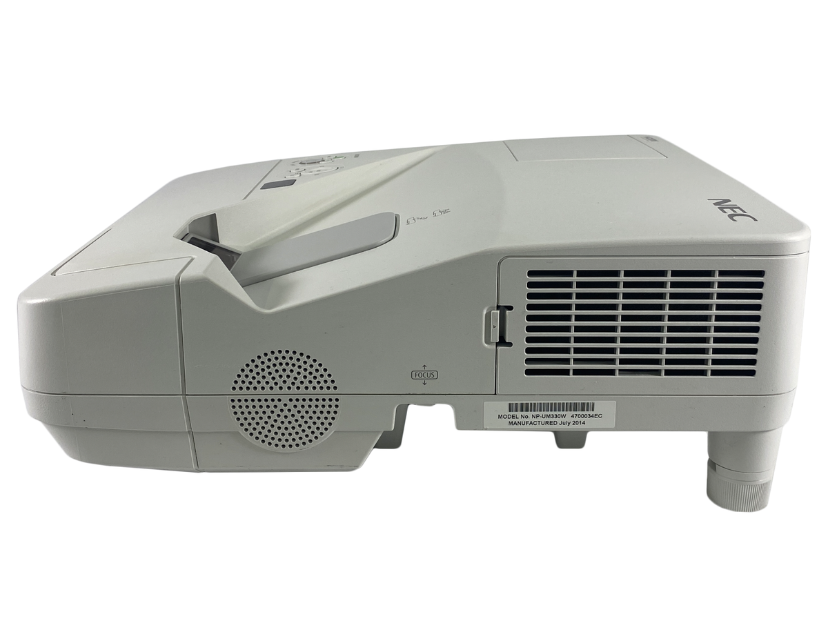 NEC NP-UM330W 3LCD Projector UST 3300 Lumens 1080p HDMI + 1