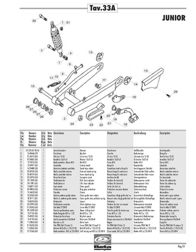 Beta Parts Manual Book Chassis & Engine 2016 EVO 80 Junior & 2016 EVO 80 Senior - Picture 12 of 12