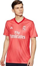 adidas Men Real Madrid Third Authentic Jersey '18-'19 (Coral/Vivid Red) XXL 2X