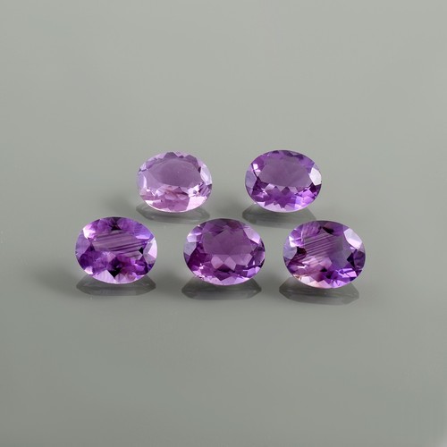 Perles En Forme D'oignon Facettées En Améthyste Violette Naturelle - Lot De 9 Pouces, 127 Carats