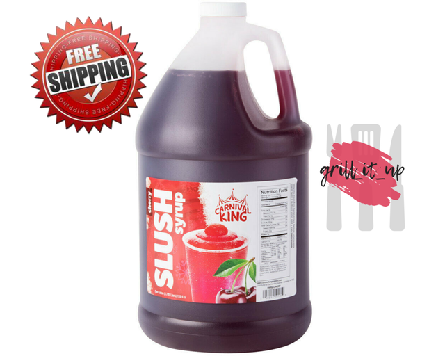1 Case of 4 Gallons Slushy Machine Syrup Frozen Flavor Drink Mix
