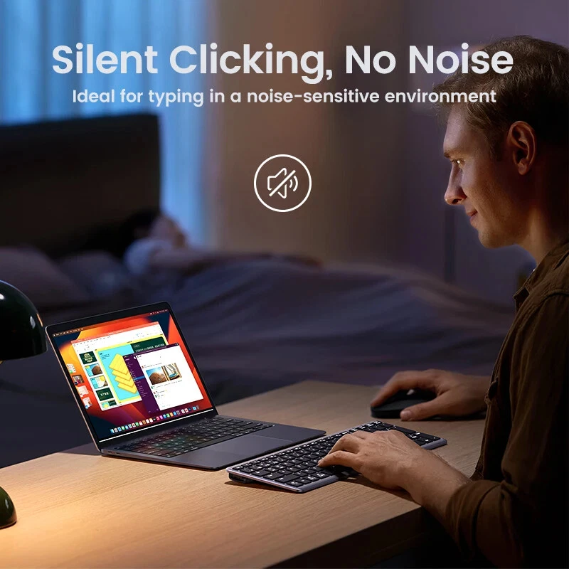 Keyboard Wireless Bluetooth 5.0 2.4G Russian/Korean/EN 99 Keycaps For MacBook - Image 4 of 4