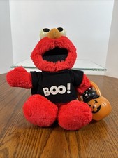 VTG Halloween Tickle Me Elmo 12" Talking Plush - 3 Phrases Trick-or-Treat WORKS