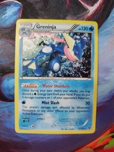 The Pokémon Company Greninja 41/146 XY Holo Rare Stage 2 130 HP Eng 2014