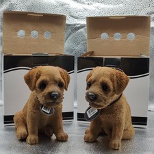 2 x Vivid Arts - Pet Pals Border Terrier Puppies For Home Garden Use PP-BORD-F