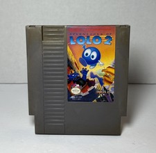 Adventures of Lolo 2 NES Nintendo Entertainment System Authentic Tested Rare