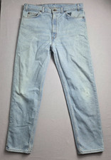 Vintage 1998 Levi's 540 Jeans 36x30 Flex Straight Leg Light Wash Retro 90's USA