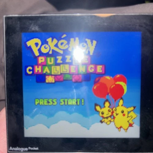 Pokemon Puzzle Challenge Nintendo Game Boy Color Gbc Authentic Working Battery