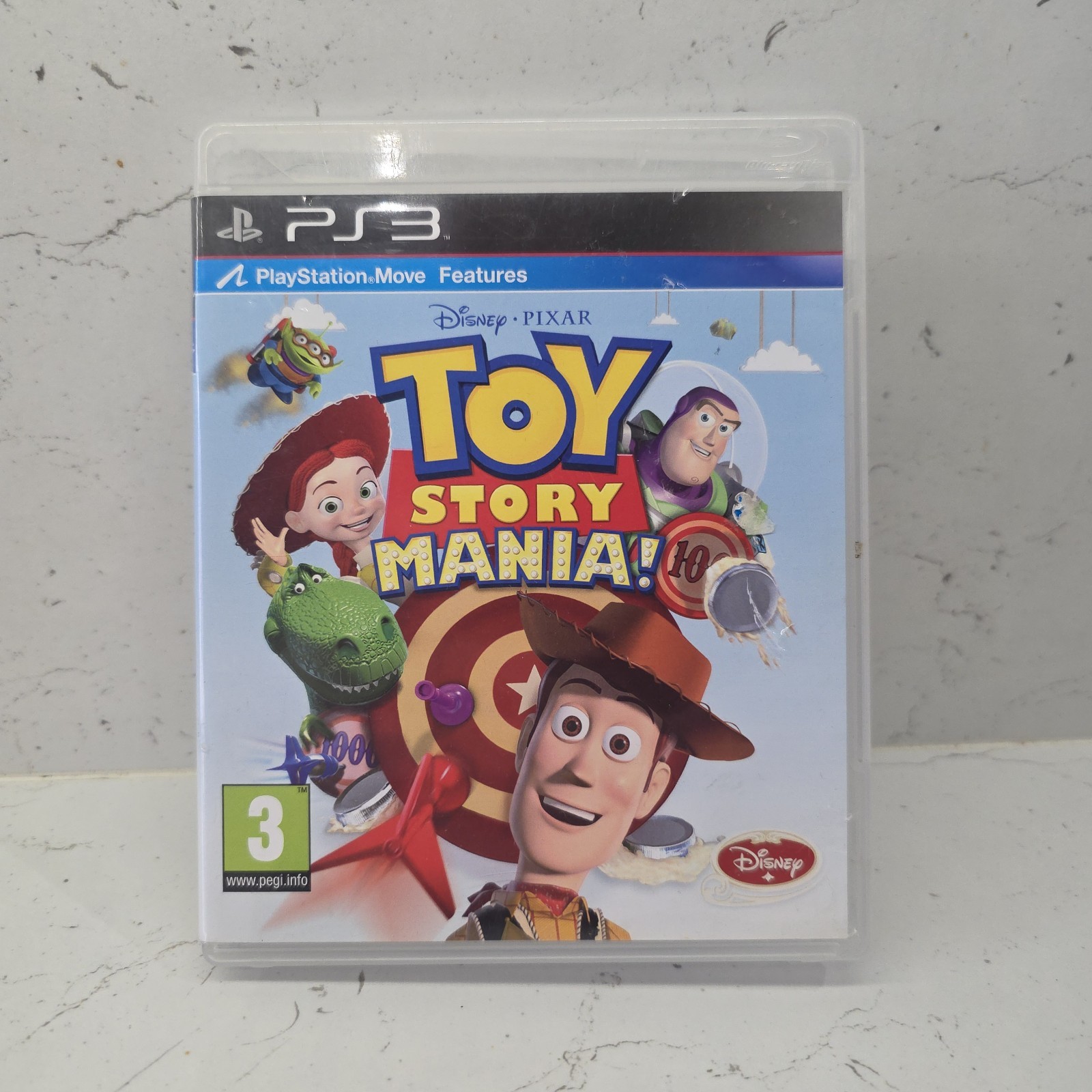 Toy Story Mania Sony PlayStation 3 Video Game No Manual PS3 PAL (PS MOVE COMP.)