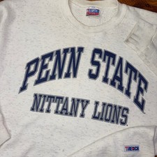 Vintage Penn State Nittany Lions Sweatshirt Mens XL Grey Trench 1990s USA Made