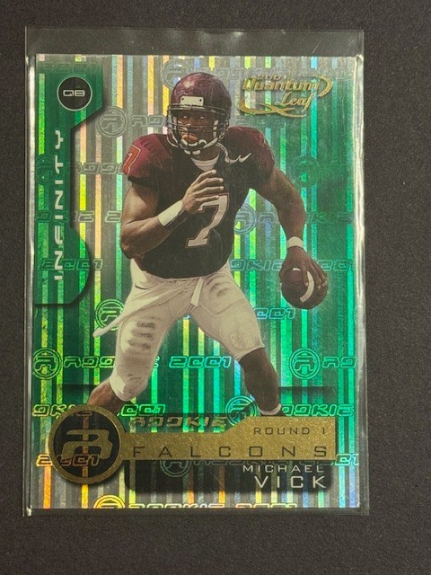 Michael Vick Quantum Leaf #201 Infinity Green