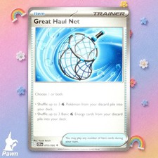 Great Haul Net 78/86 Chaos Rising Uncommon Pokemon TCG Card NM Art Toyste Beach