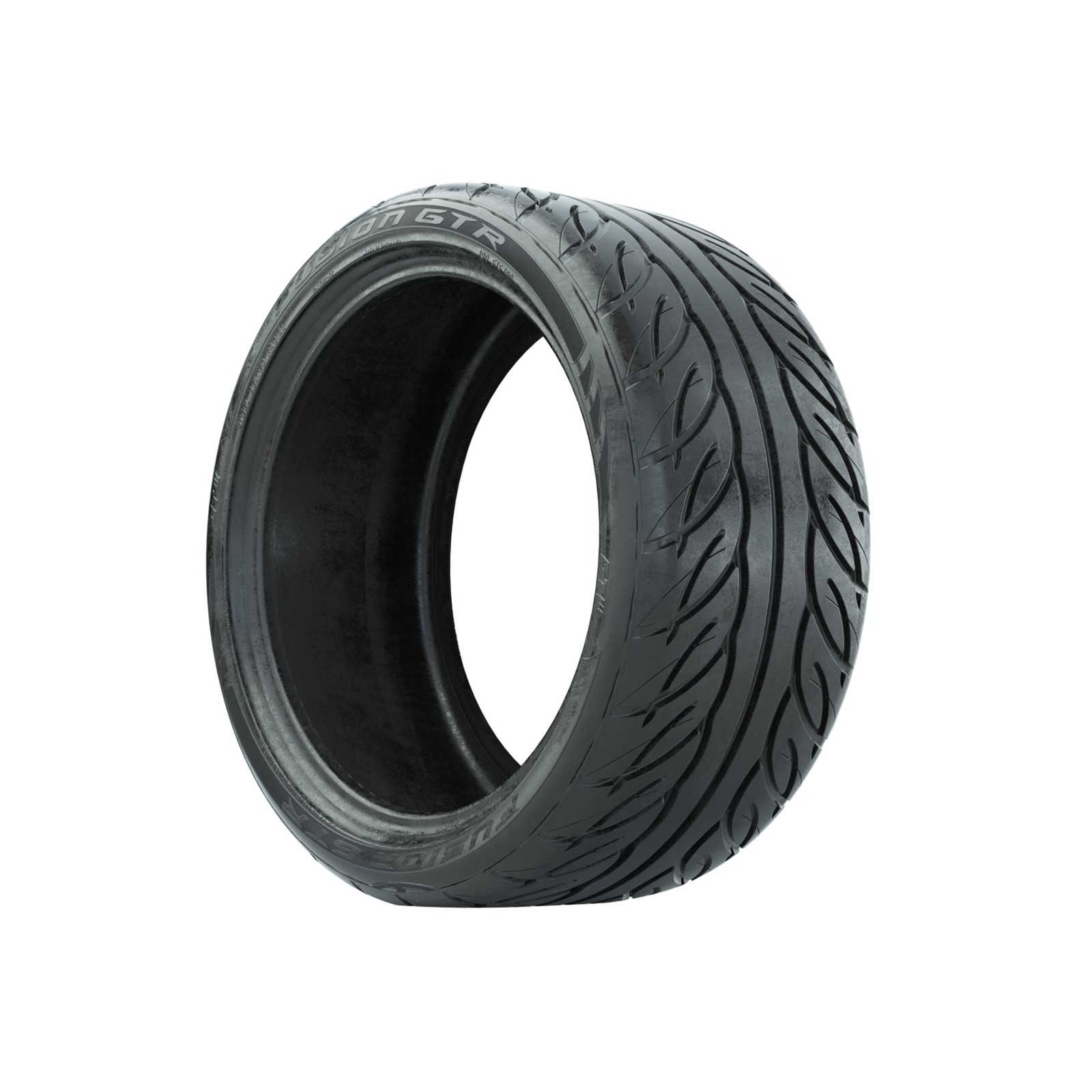 Set of 4 Golf Cart Street Tires 215/40-R15 GTW Fusion GTR Steel Belted Radial