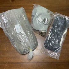 Vintage Soviet Gas Mask (GP-5) OZK Suit & OZK Protective Rubber Gloves FULL SET!