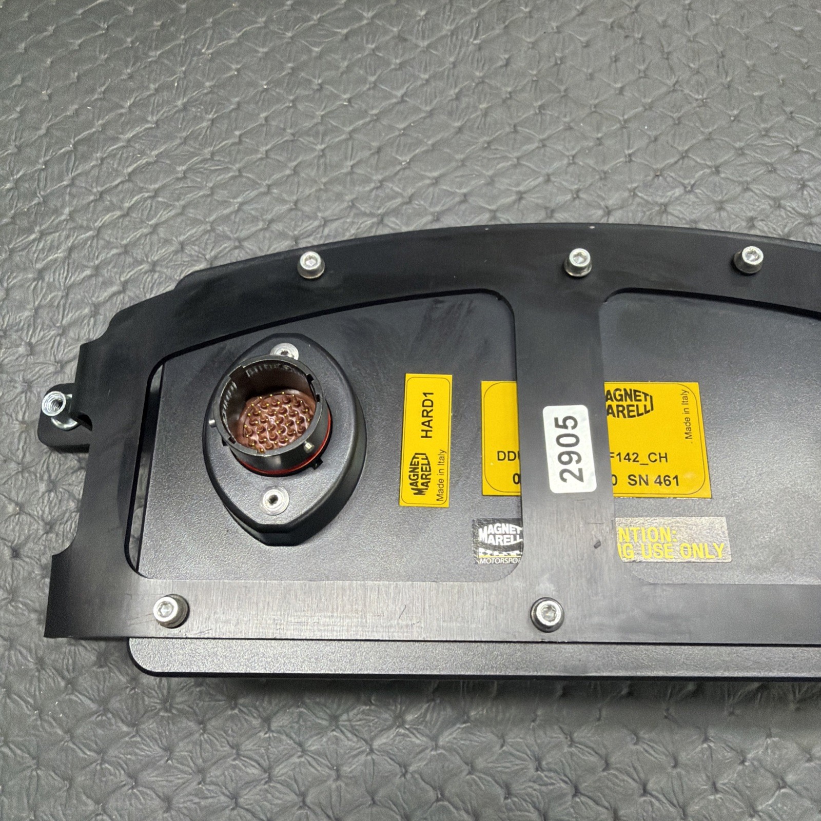 Oem Ferrari 458 Challenge Racing Speedo Gauge Cluster Screen 266692 W/ Bracket