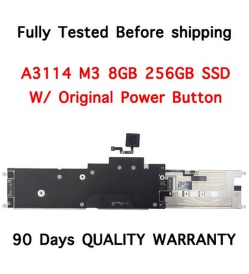 4.05 GHz M3 8GB RAM 256GB SSD Logic Board 661-40231 for Macbook Air 15'' A3114