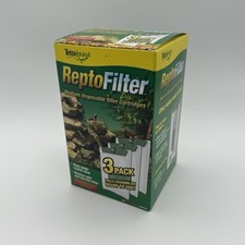TetraFauna ReptoFilter Filter Cardridges 3 Pack MEDIUM Whisper Disposable NEW