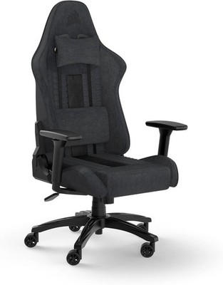 Corsair TC100 Relaxed Gaming Stuhl, Stoff, Armlehnen. Originalverpackt - GRAU ONU