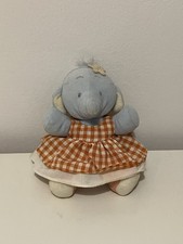 Humphreys Corner Lottie Teddy Plush Soft Toy Golden Bear red  Dress Elephant 4”