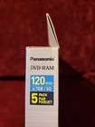 Panasonic DVD RAM Disc 120 MIN 4.7 GB 5 Pack LM-AF120LU5; New ~ NOS — photo 4
