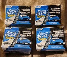 Camco Xtreme Blue Concentrated Windshield Washer Tabs 100 25x4 Makes 100 GAL.