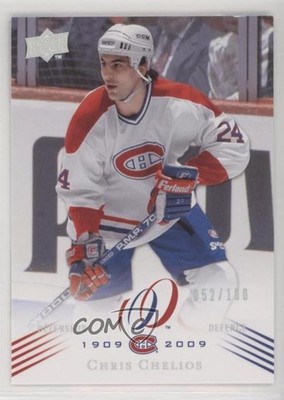 2008 Montreal Canadiens Centennial Set Parallel 100 52/100 Chris Chelios HOF 0ae