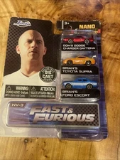 JADA 31124 NANO HOLLYWOOD RIDES FAST & FURIOUS DIECAST CARS 3 PIECE SET