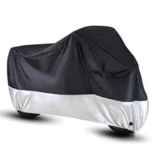 Motorcycle Cover, Waterproof Dustproof Outdoor Protector for All Seasons, Full