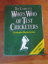 H/C BOOK THE COMPLETE WHO'S WHO OF TEST CRICKETERS 1981  GREAT * MUST SEE *