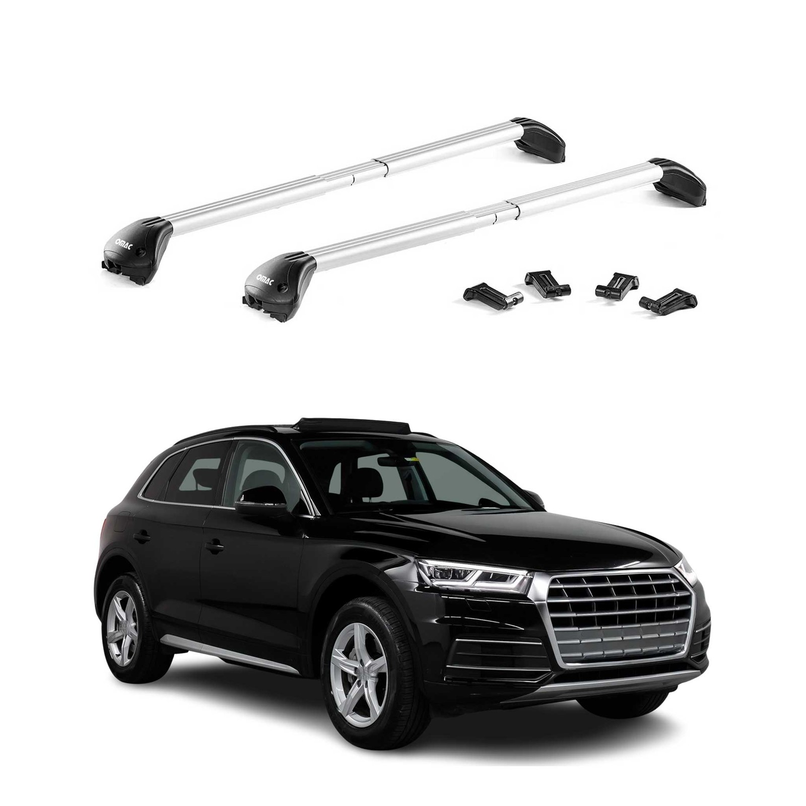 Barres de toit Audi Q5 Sportback pour installer votre coffre de voyage