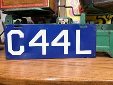 "1911 Connecticut" Porcelain License Plate (11.5"x 5.5")  ***READ LISTING***