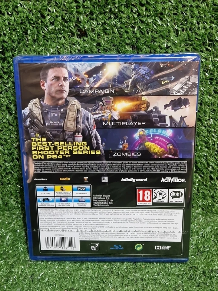 CALL OF DUTY: INFINITE WARFARE Pin Badge Edition Playstation 4 (PS4) NEW SEALED - Image 3 of 4