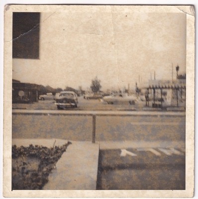 Vintage 1950s Hollywood California Photo Classic American Cars Snapshot 10x10cm