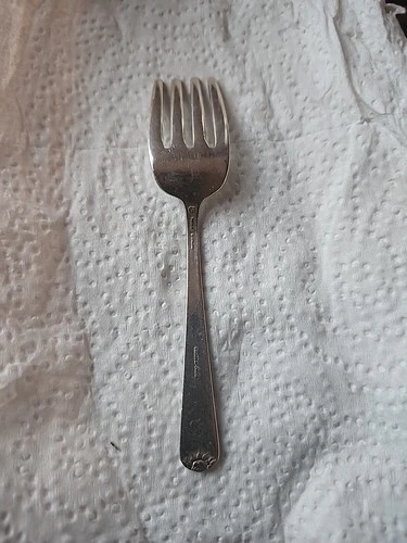 Rambler Rose Sterling Silver Small Fork Towle