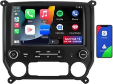 Android 13 Car Stereo for Chevy Silverado GMC Sierra 2014-2018 with Original