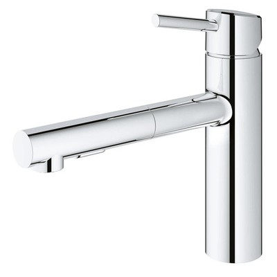 Grohe 31453001 Concetto Pull-Out Kitchen Faucet 1.5 GPM Chrome - Slight Wear