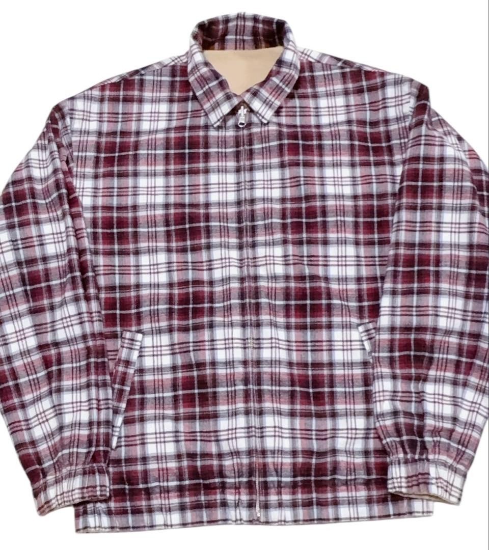 Pendleton Reversible Swing Top Jacket Chek Beige … - image 1