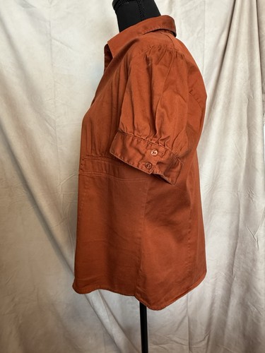 Blusa con botones Apt 9 cerveza de raíz elástica - Imagen 6 de 8