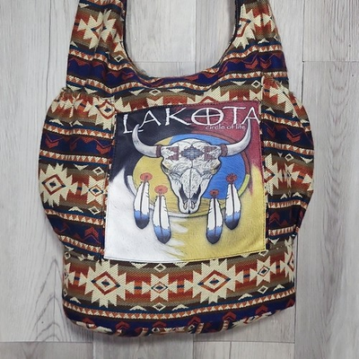 #ad Handmade Lakota Slouchy Hobo Bag Boho Tribal Tote Native American Inspired $40.00