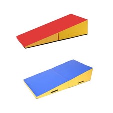Gym Tumbling Mat Gymnastics Wedge Anti Slip 80cmx60cmx30cm Fitness Folding