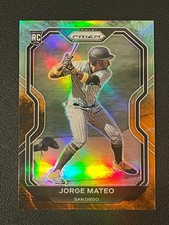 Jorge Mateo 2021 Prizm Baseball Rookie Cosmic Haze Padres