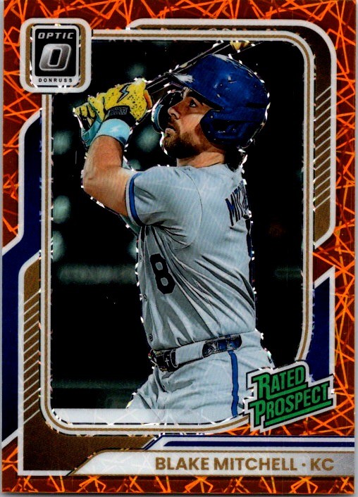 2026 Donruss #126 Blake Mitchell Optic Orange Velocity