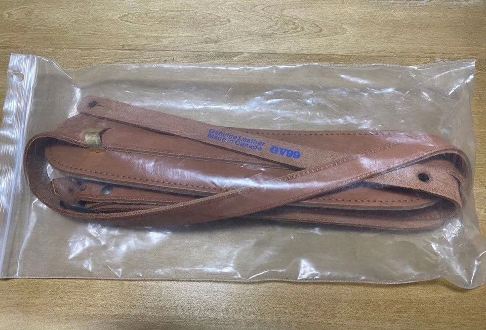 Correa de Guitarra Gibson Cuero Marrón Edición Limitada Calidad Premium Comfort E854 Foto 2 de 4