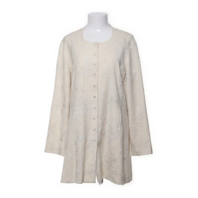 Eileen Fisher, Mantel, Damen, Größe: M, Beige, Seide/Wolle #wYF