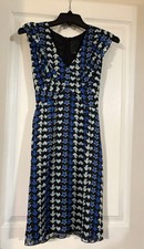 Anna Sui Heart Star Print Dress Size 2 Y2K Made in USA