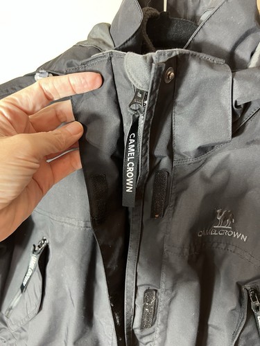 CAMEL CROWN Womens Black Jacket Outdoor Hiking US Size Small Fleece Liner - Picture 9 of 23